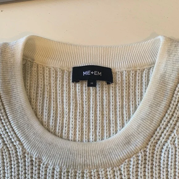 ME+EM Cream Sleeveless Sweater - Picture 3 of 5